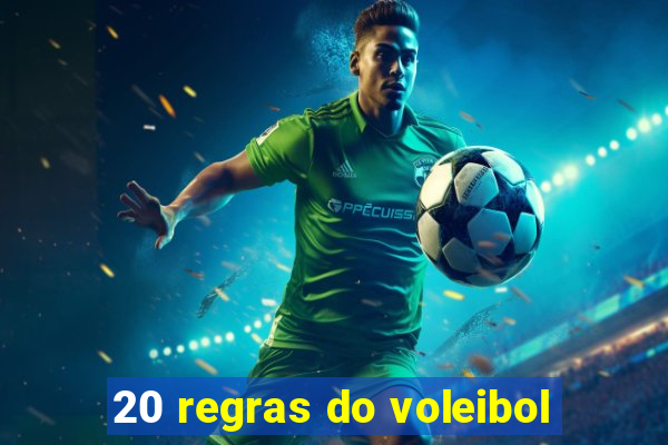 20 regras do voleibol